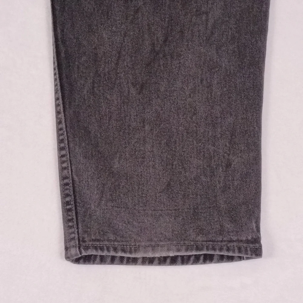 Vintage Levis 550 Relaxed Fit Made in USA Black Wash Jeans Mens 44x30 Fit 42x28